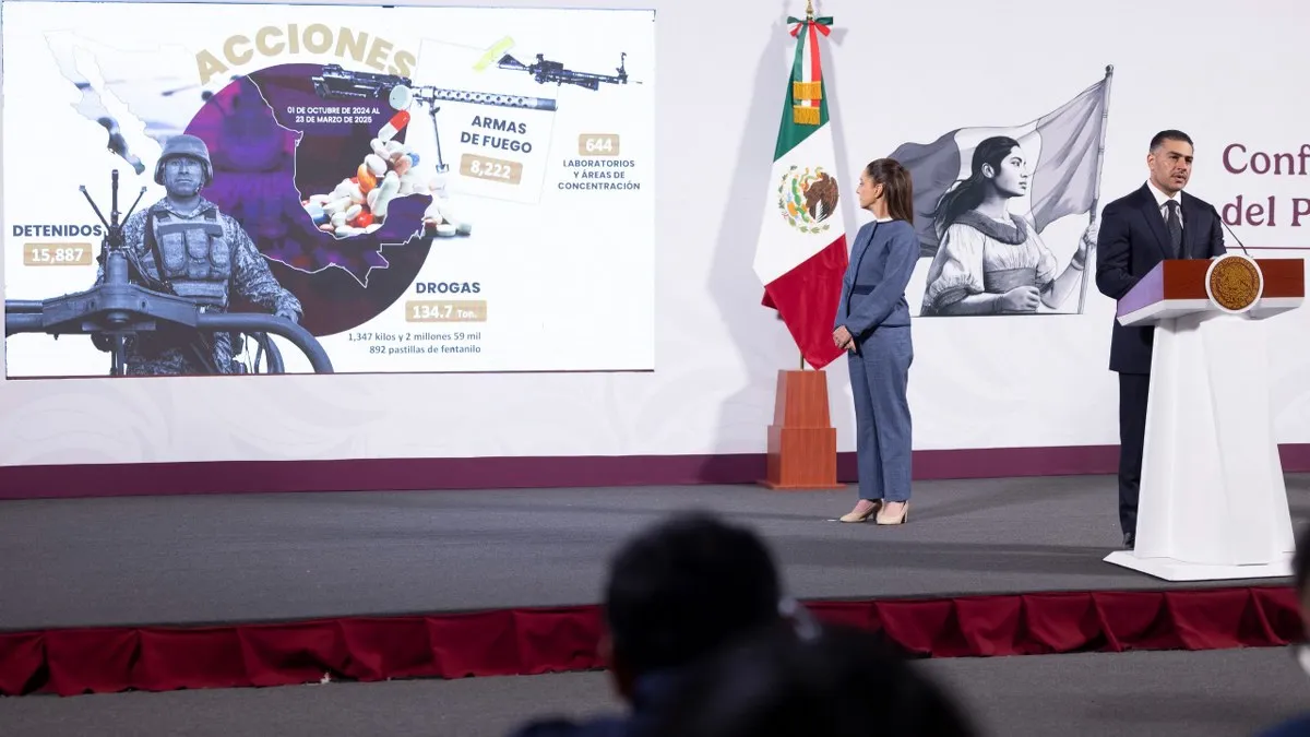 Más de dos millones de pastillas de fentanilo han sido incautadas en el gobierno de Sheinbaum