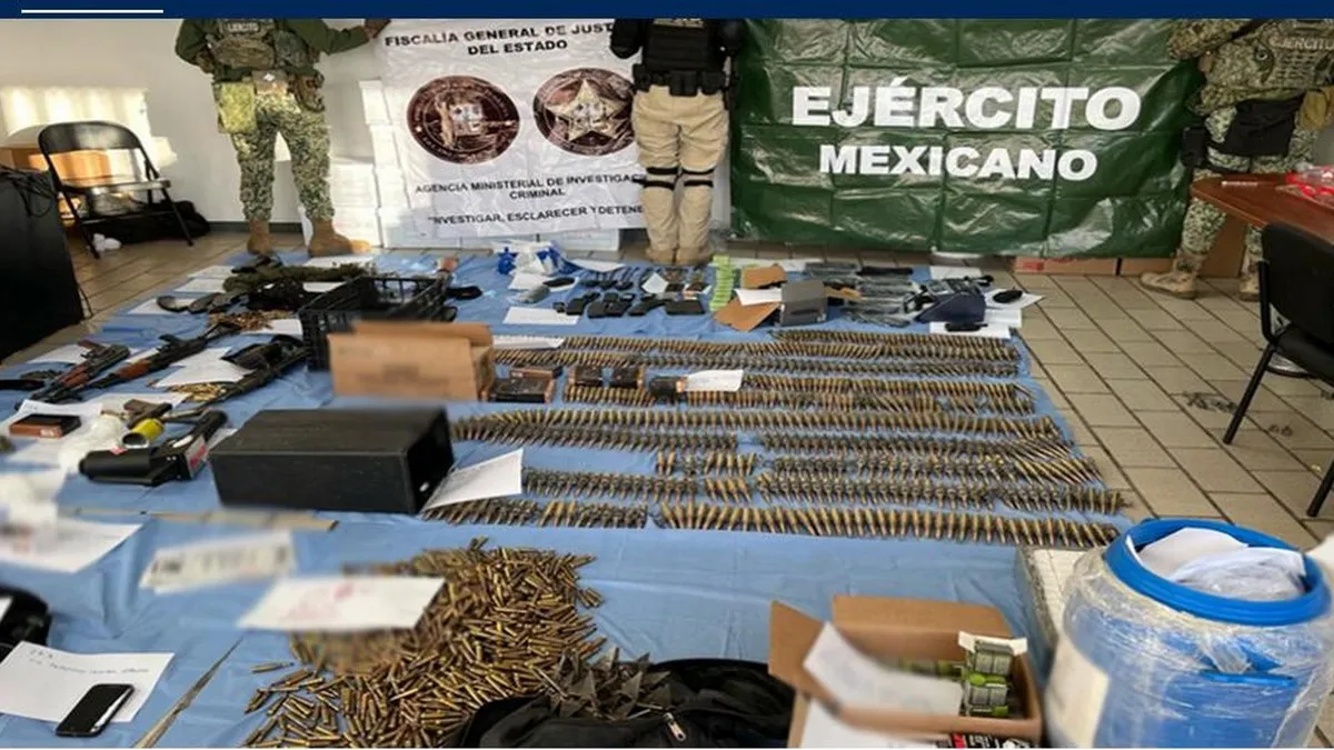 Más de mil 500 detenidos y miles de armas incautadas, arroja la Operación Frontera Norte