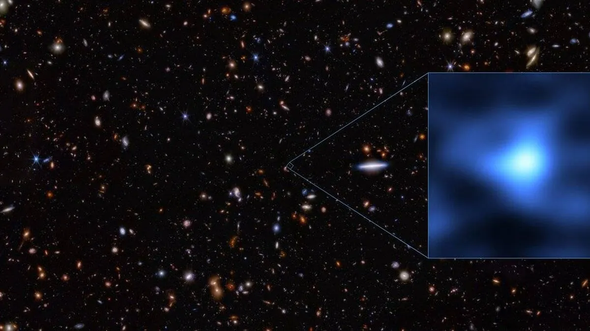 Descubren oxígeno en una  galaxia a 13 mil 400 millones de años, es la más lejana conocida