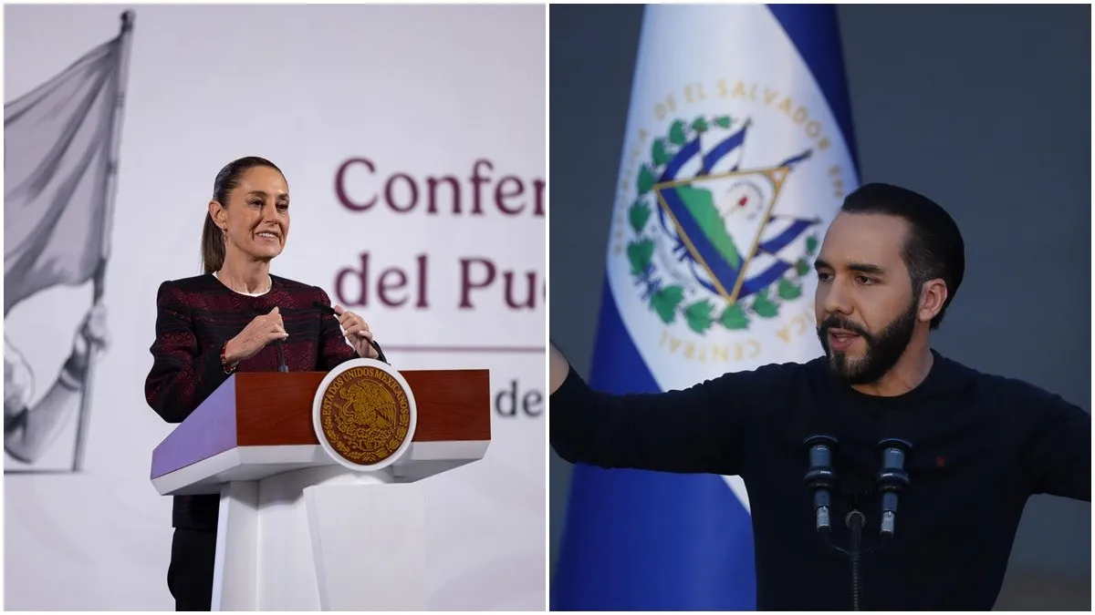 Sheinbaum pidió al presidente de El Salvador, Nayib Bukele, que respete a México