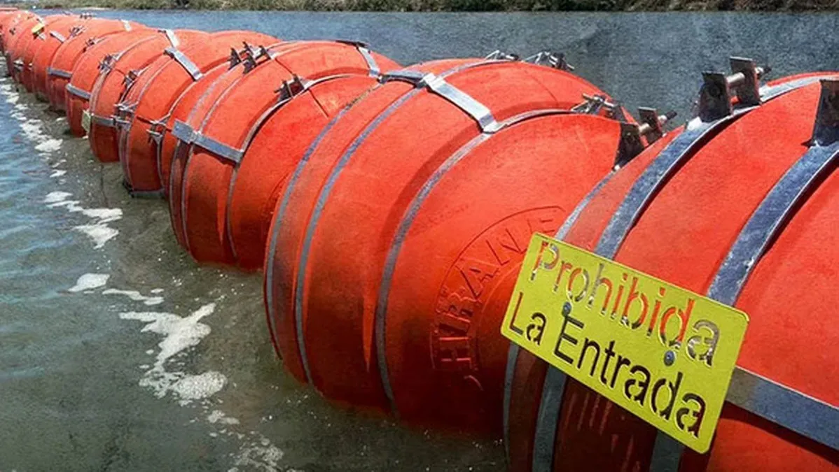 Gobierno de Trump instalará un 'muro' de boyas flotantes contra migrantes sobre el Río Bravo