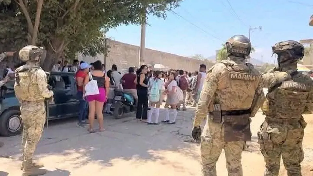 Hallan tres cuerpos con signos de violencia cerca de secundaria en Acapulco