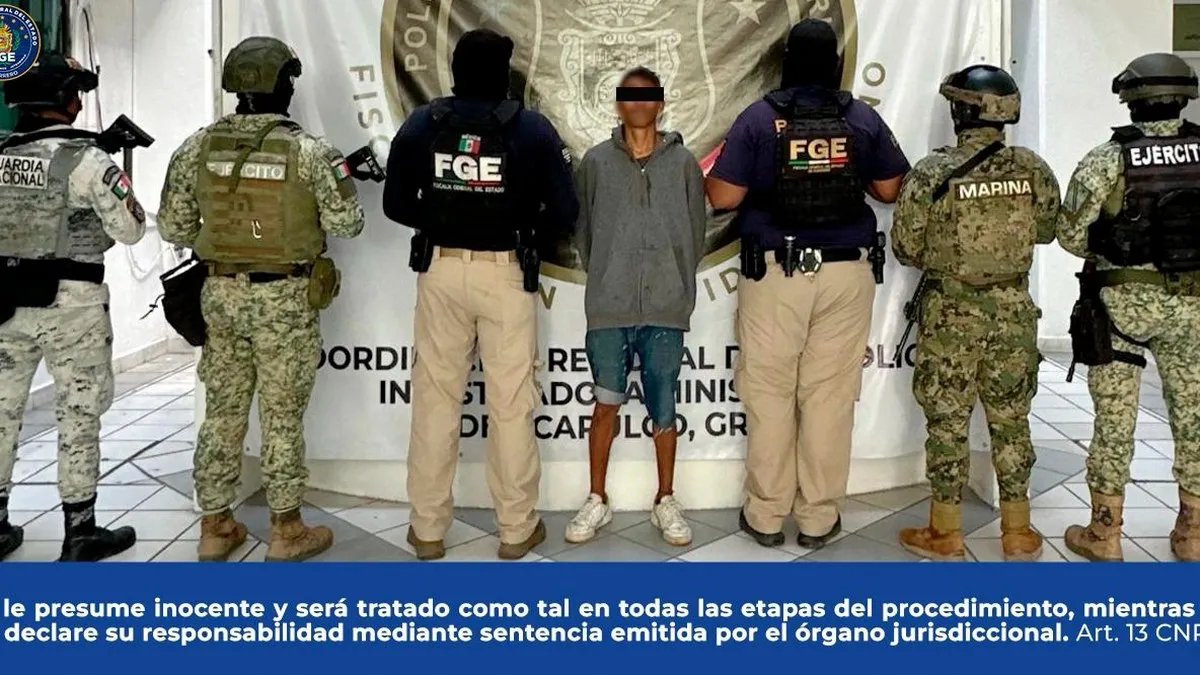Detienen a presunto responsable de homicidio y lesiones en Acapulco