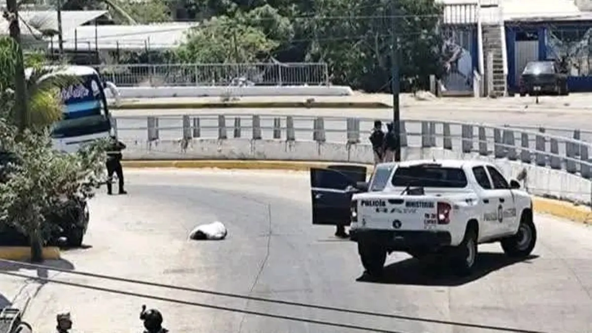Frente a dos niños, matan a un hombre en La Garita de Acapulco