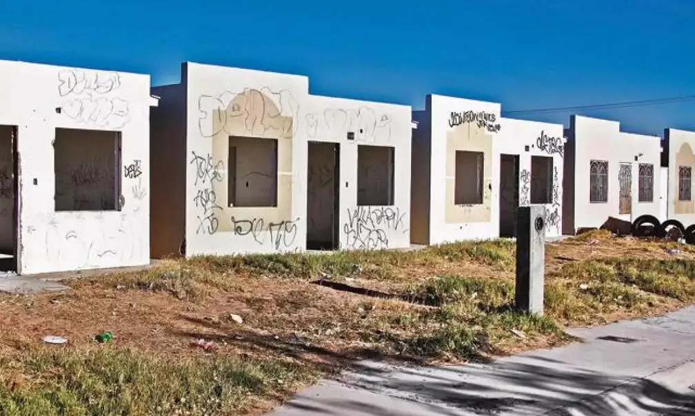Casas abandonadas del Infonavit.