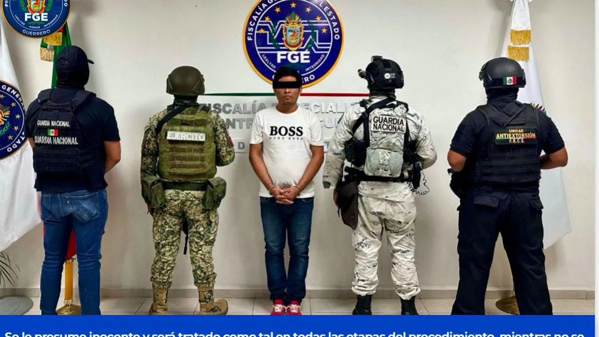 Detienen a presunto extorsionador de farmacias en Acapulco