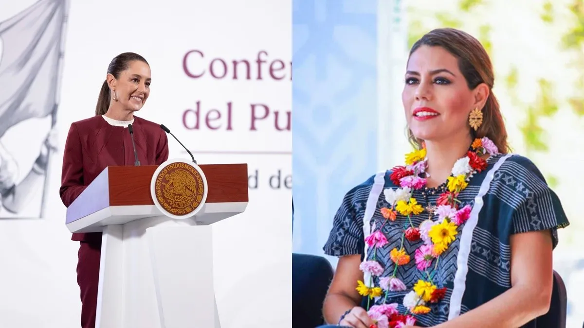 Claudia Sheinbaum destaca trabajo de la gobernadora de Guerrero.
