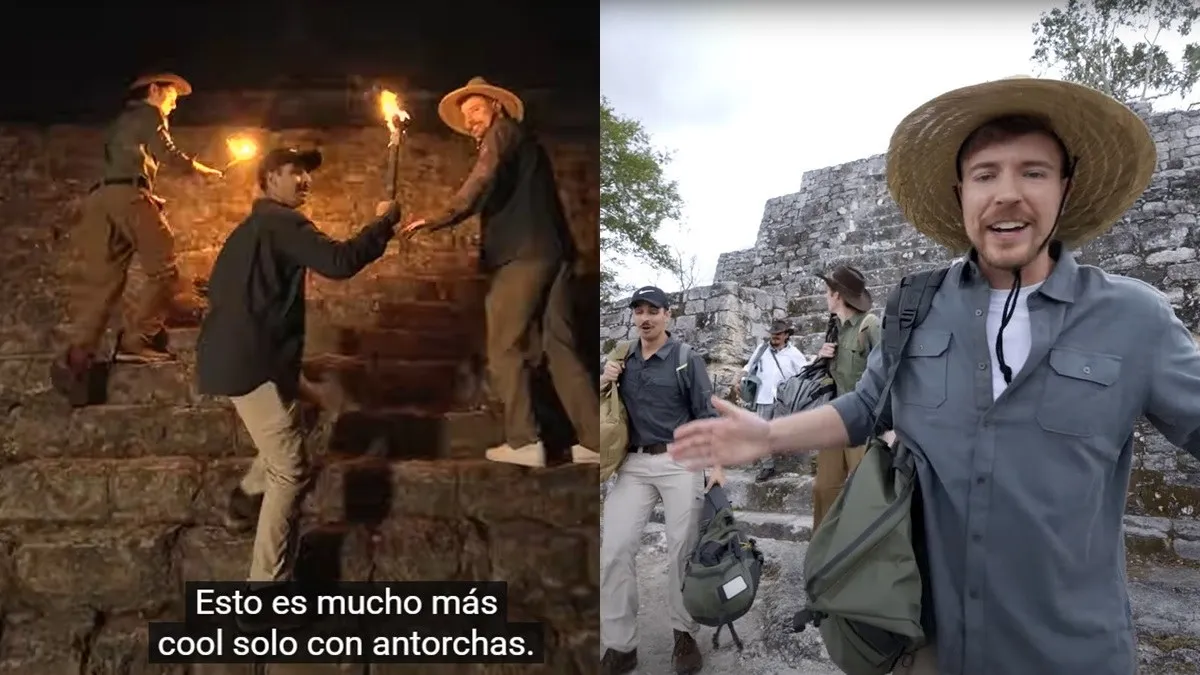 Así vulgarizó MrBeast los vestigios sagrados de la Cultura Maya en el sureste de México