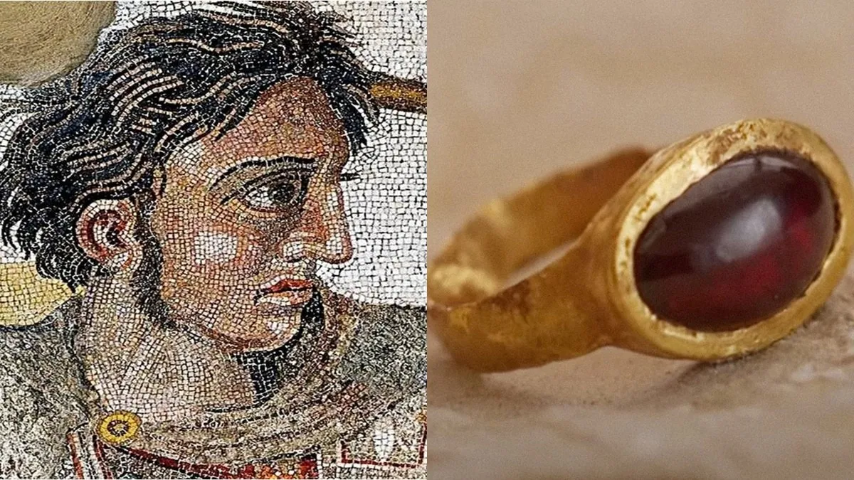 Anillo helenístico descubierto.
