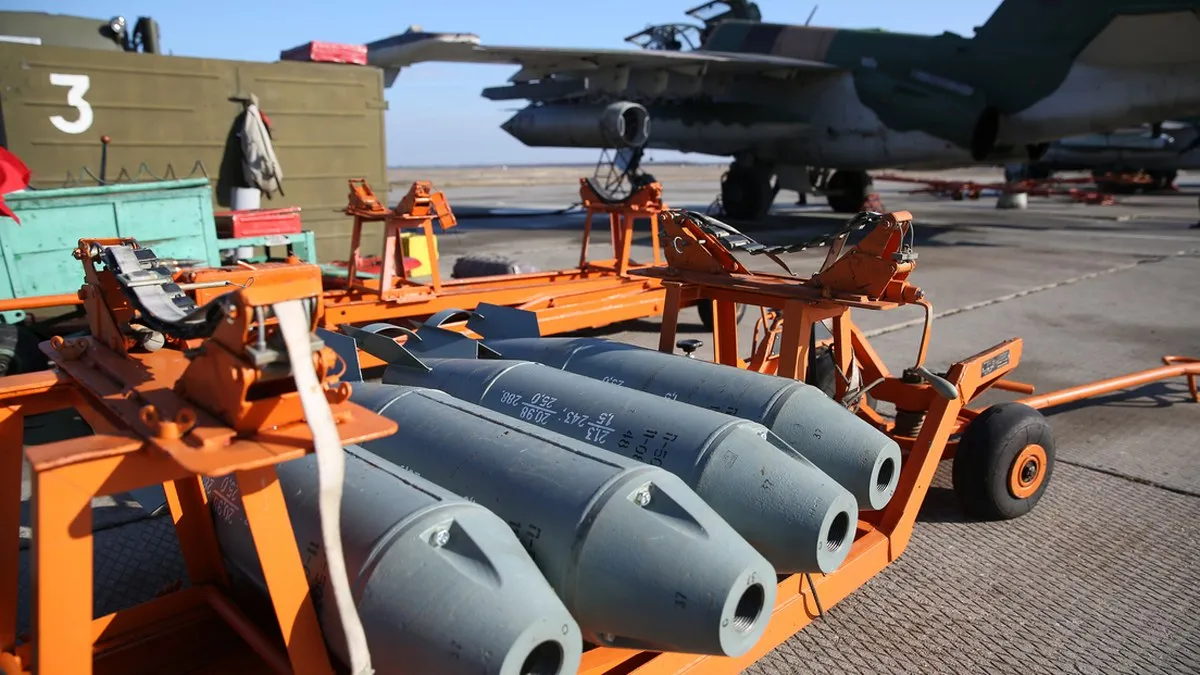 Las bombas de aviación FAB-500 y FAB-1500.