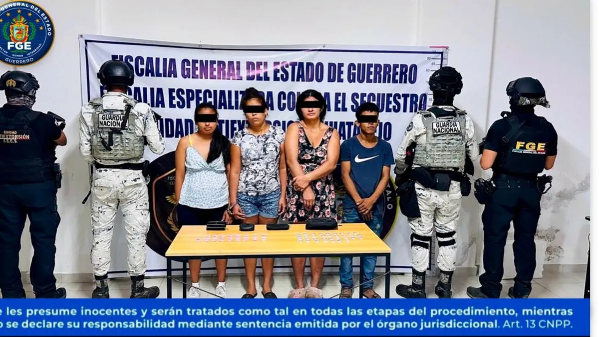 Detenidos en Zihuatanejo.