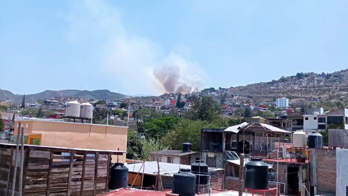 Se incendia el cerro Machohua en Chilpancingo
