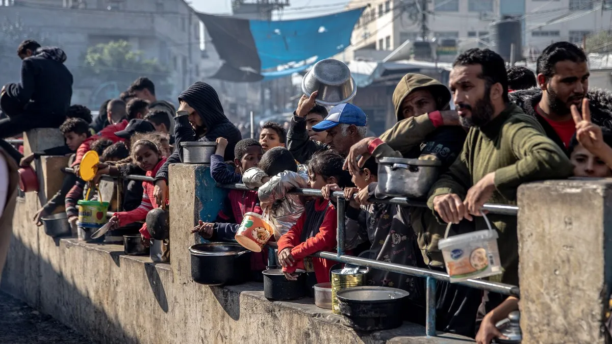 El exterminio judio contra la población de Gaza.