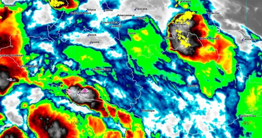 Llaman a evacuar zonas de alto riesgo por tormenta Dalila en Acapulco