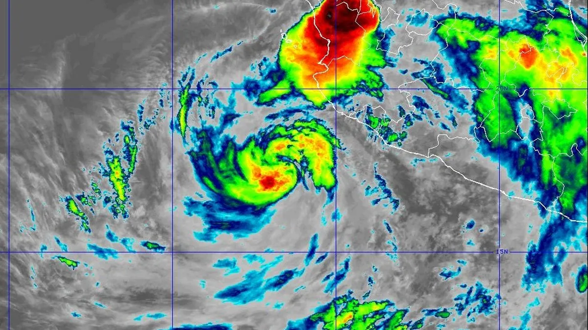 Tormenta 'Dalila' se debilita, pero continuará generando lluvias en Guerrero