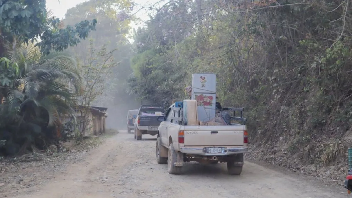 Desplazamiento forzado en la sierra de GUerrero.