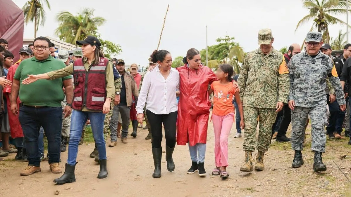 Evelyn Salgado ofrece apoyo total a la Costa Chica tras paso de Erick en Guerrero