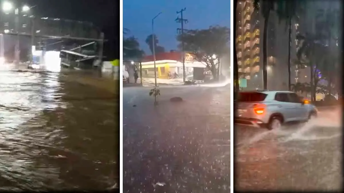 Fuertes lluvias provocan inundaciones y corrientes peligrosas en Acapulco