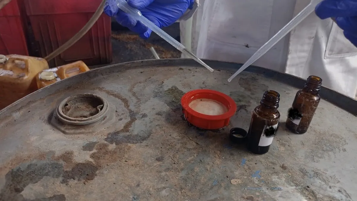 FGR destruye más de 1,600 litros de metanfetamina y sustancias químicas en Guerrero