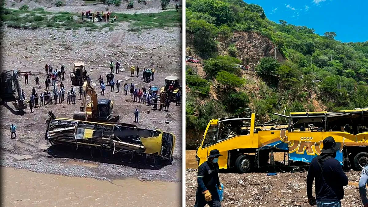 Suman 9 muertos tras accidente de autobús en Alpoyeca; logran sacar la unidad