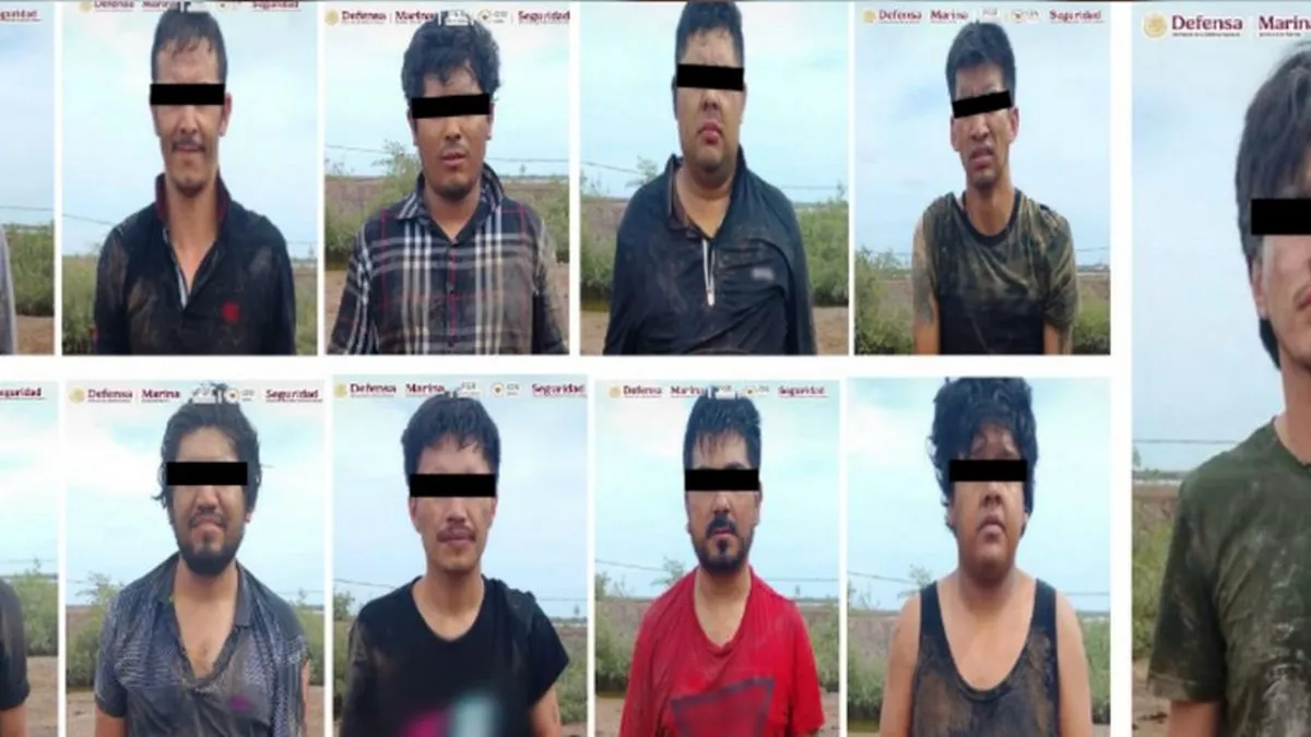 Le tiraron a policías y querían escapar; caen 11 fuertemente armados, en Sinaloa