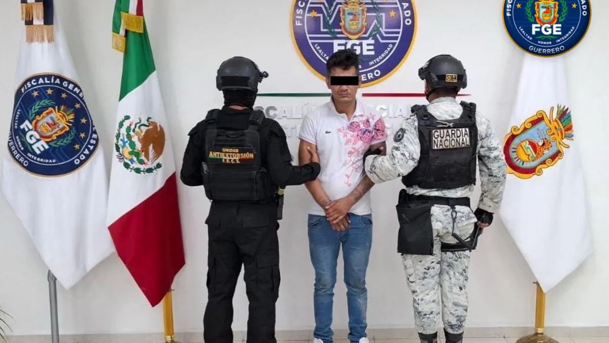 Cae otro presunto extorsionador de transportistas en Acapulco