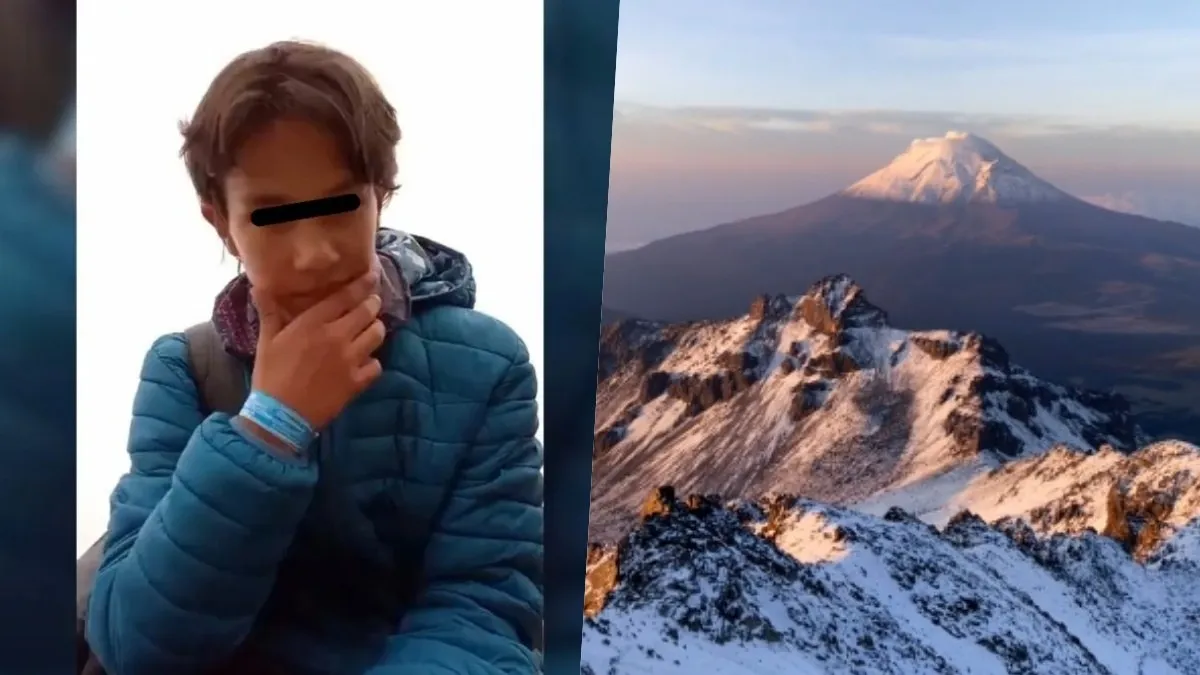 Menor de 14 años sube solo al volcán Iztaccíhuatl y muere de hipotermia