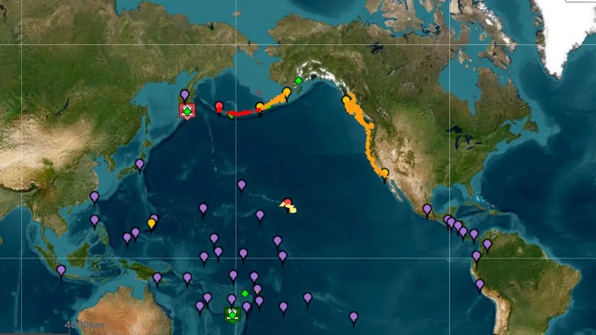 Prevén oleaje anómalo en Acapulco tras sismo de magnitud 8.7 en Rusia