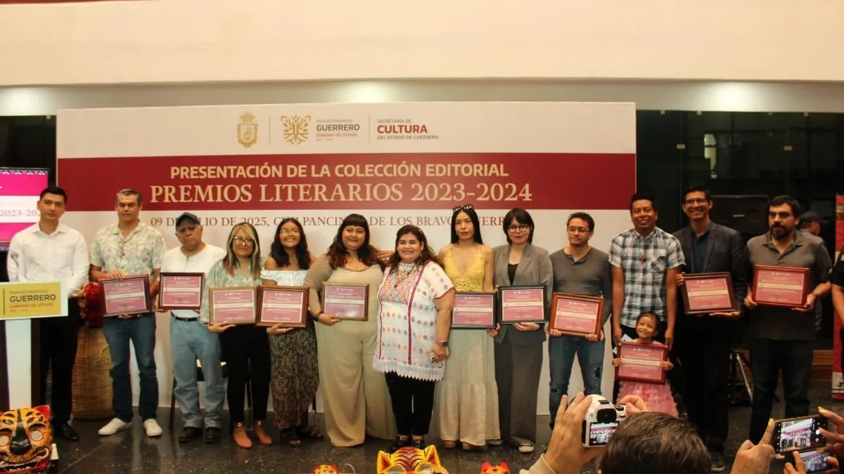 Presenta gobierno de Guerrero colección “Premios Literarios” con obras de 2023-2024