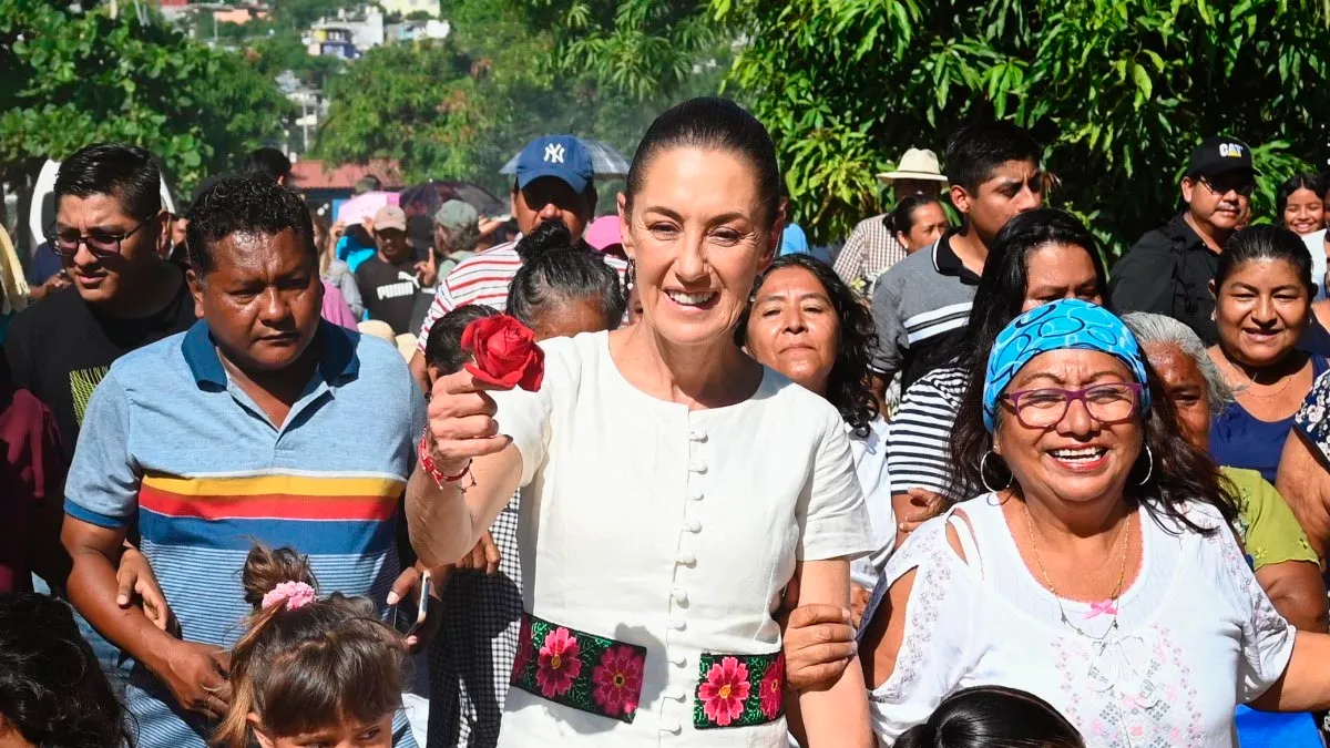 Se desacelera respaldo a Sheinbaum en Guerrero; registra su nivel más bajo del año