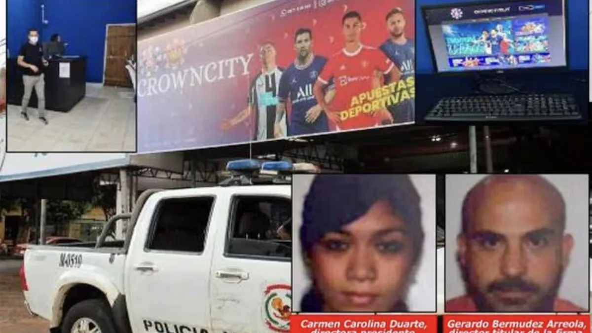 Detienen a sobrino de Hernán Bermúdez en Paraguay por explotación ilegal de apuestas