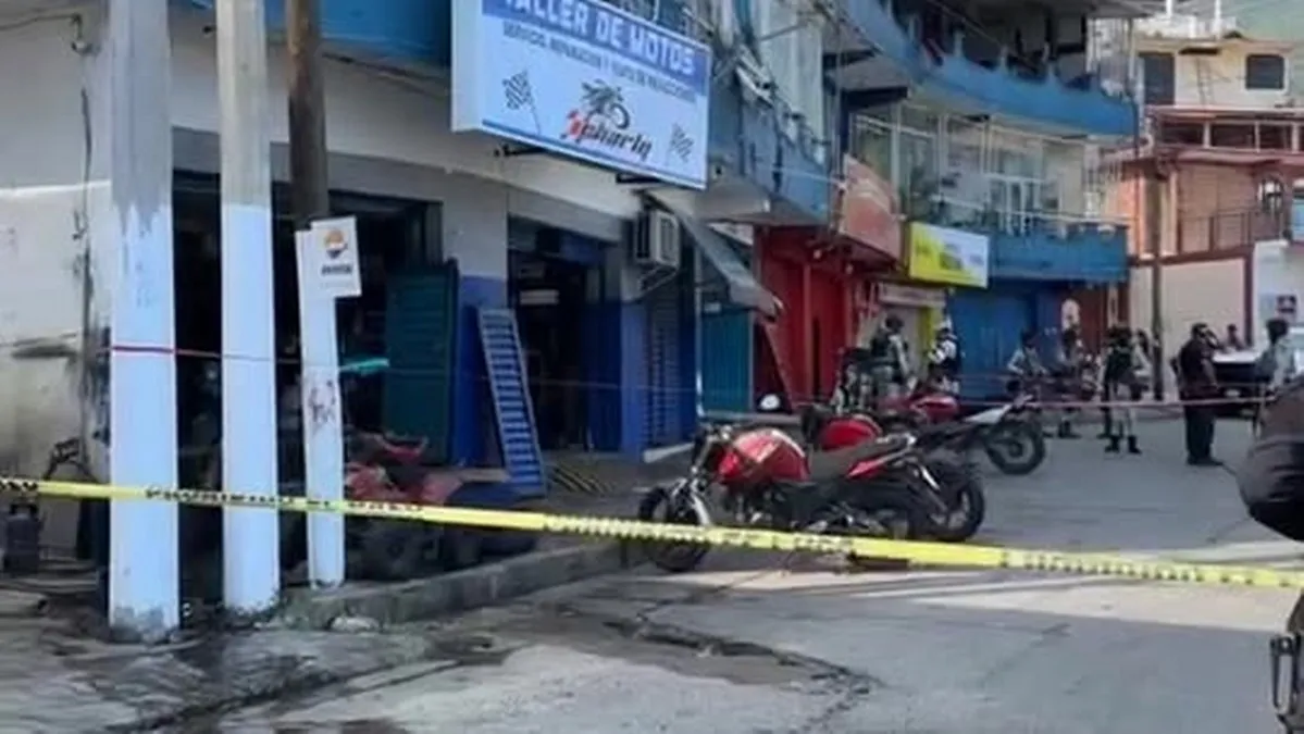 Atacan taller de motos en la Jardín de Acapulco; un muerto y tres heridos
