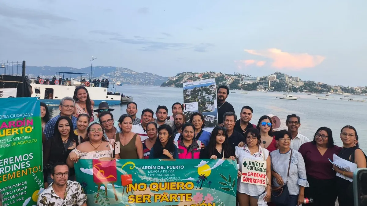 Con performance artístico, pedirán a Sheinbaum que cumpla su palabra sobre Jardín del Puerto en Acapulco