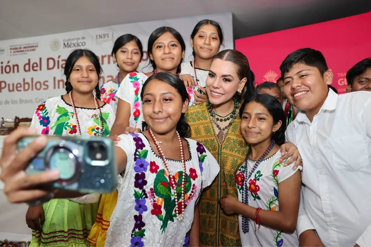 Evelyn Salgado reafirma su compromiso con los pueblos indígenas de Guerrero