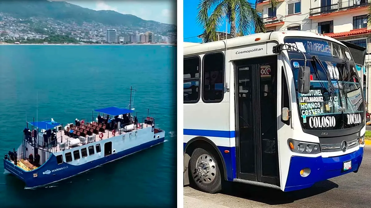 Marinabús de Acapulco costará casi el doble que la ruta Zócalo-Colosio