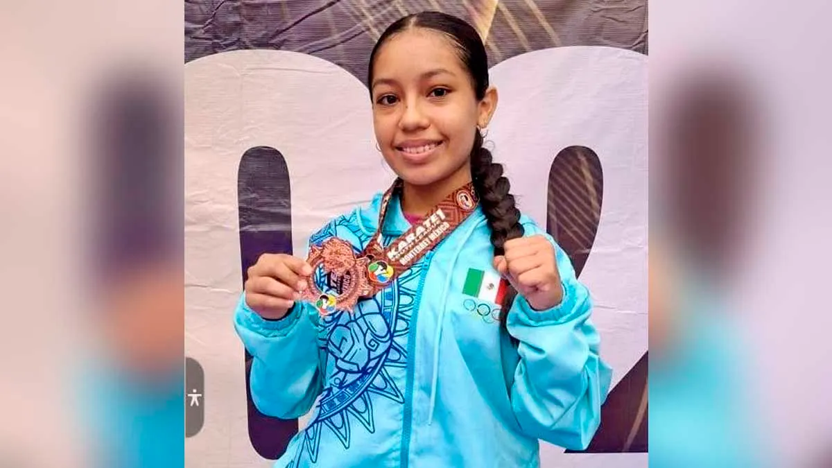 Atleta de Zihuatanejo logra bronce en Campeonato Mundial Juvenil de Karate