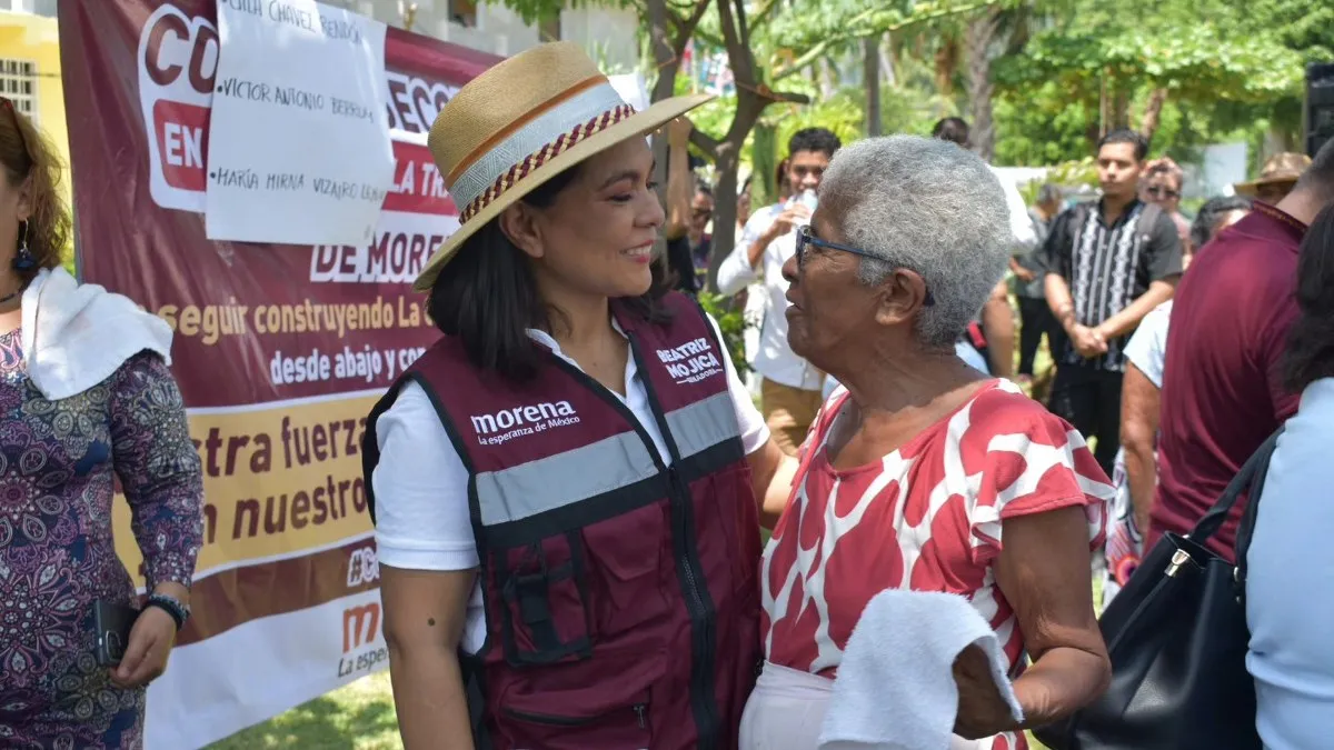 Beatriz Mojica encabeza en Llano Largo conformación del Comité Seccional 306 de Morena