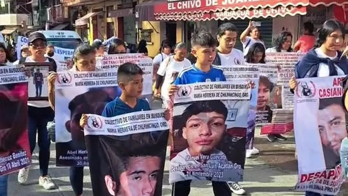 Colectivos y normalistas realizan movilizaciones por desapariciones en Chilpancingo