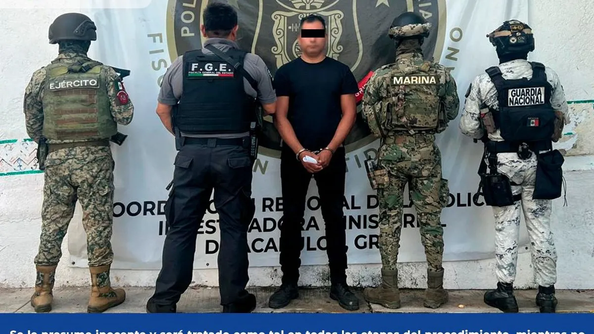 Detienen en Coyuca de Benítez a sujeto por violación a adolescente