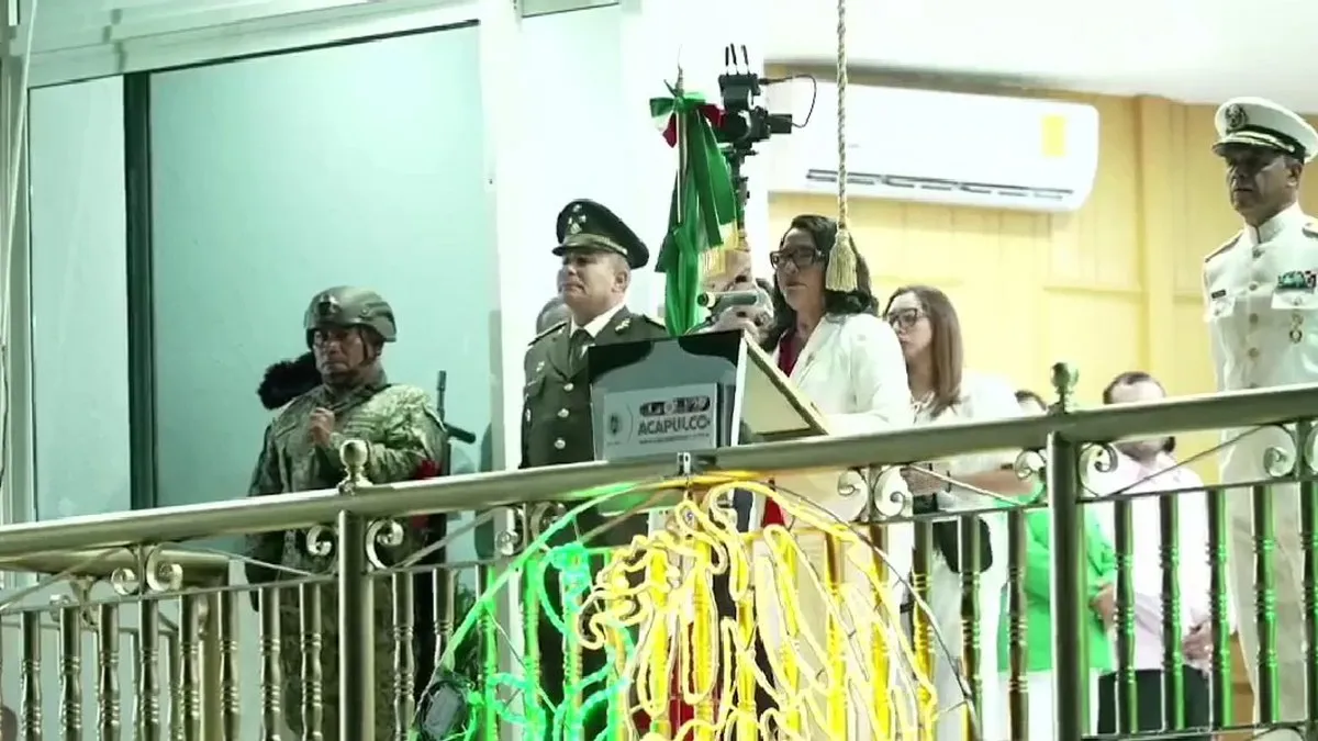 Abelina López encabeza conmemoración del Grito en Acapulco con llamado a la esperanza
