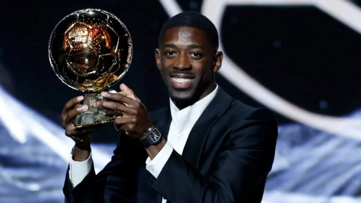 Paliza en las urnas: Dembelé gana el Balón de Oro con dominio histórico de votos
