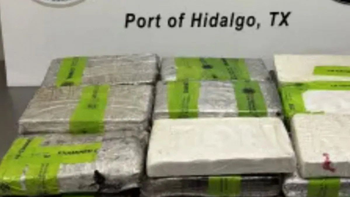Decomisan en la frontera de Texas cargamento de cocaína valuado en 16 mdp