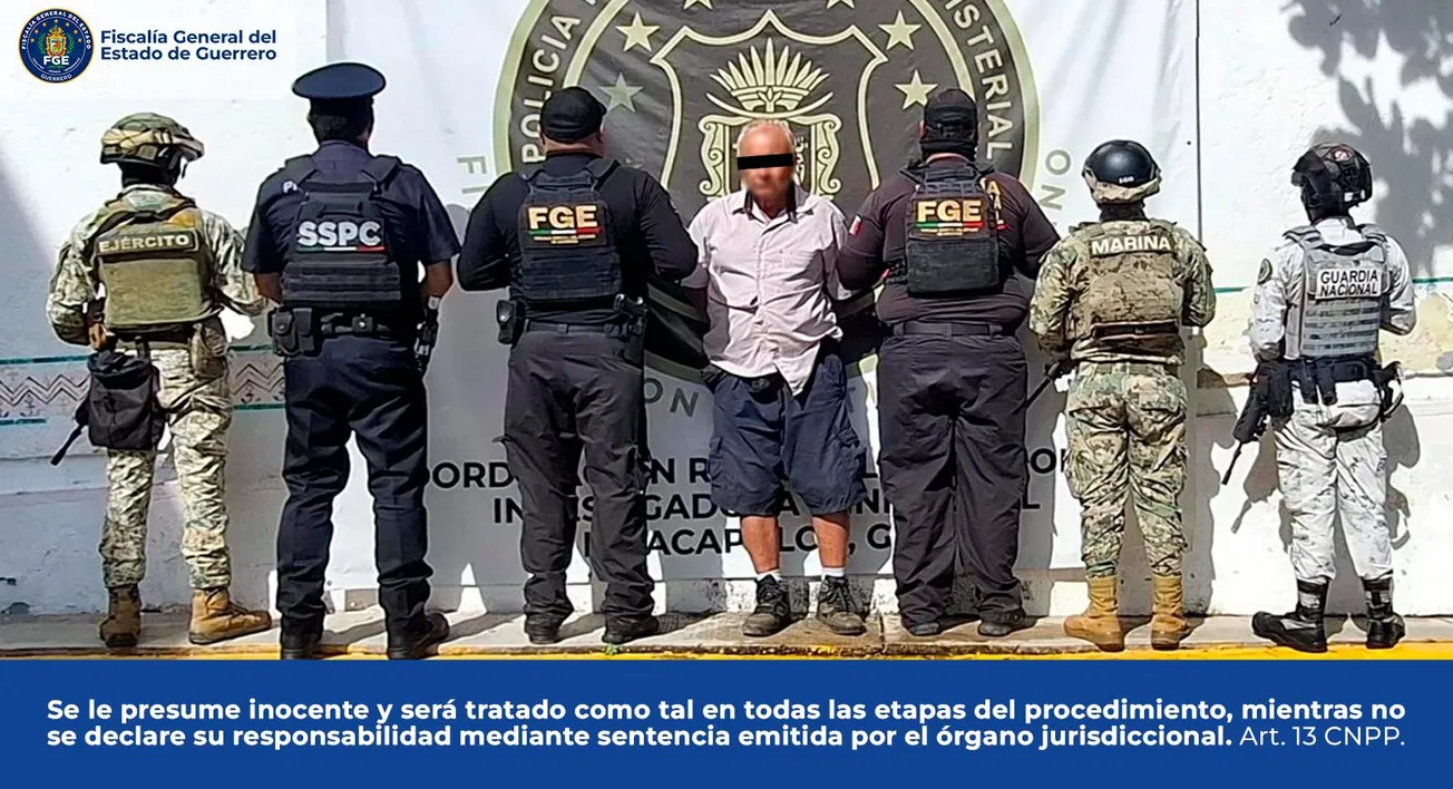 Detienen en Acapulco a hombre acusado de abuso sexual contra menor