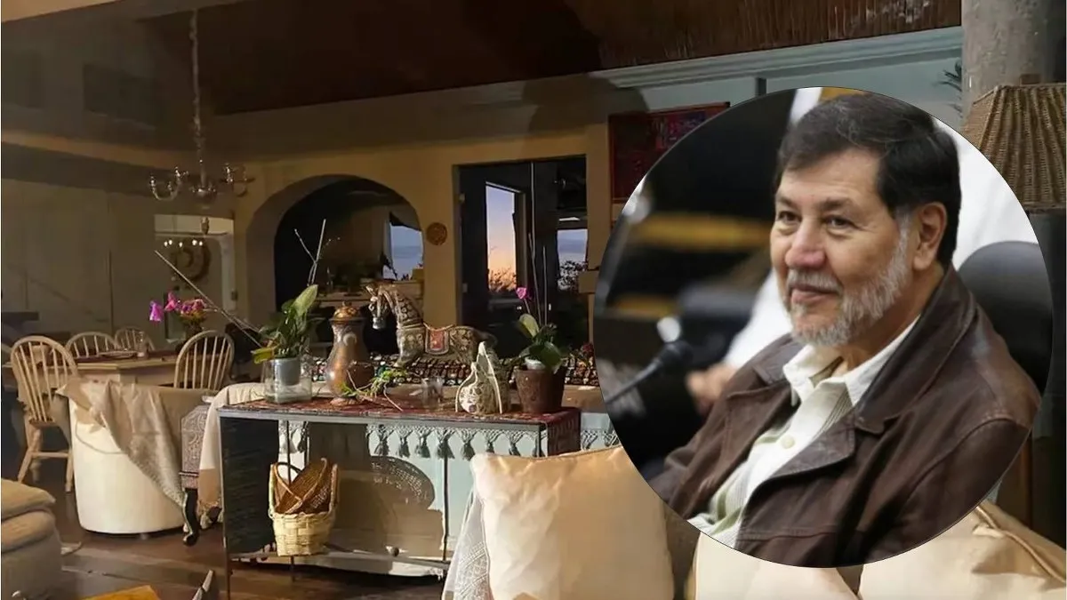 Roban en mansión de 12 millones de pesos de Noroña, el modesto paladín de la 4T
