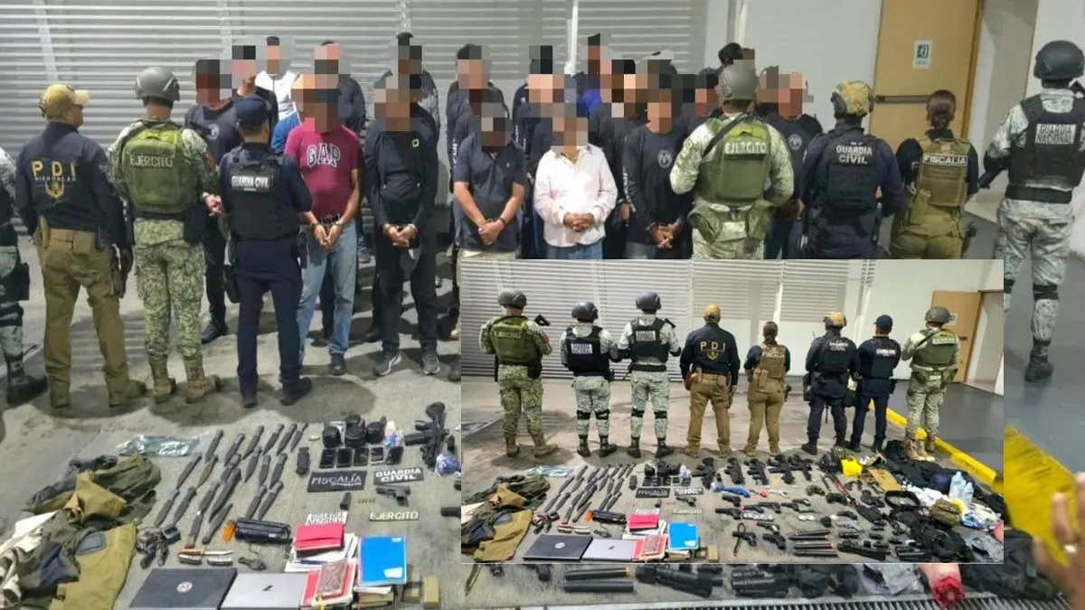 Destapan 'Ejército Apocalíptico' de La Luz del Mundo en Michoacán: detienen a 38 en campamento paramilitar