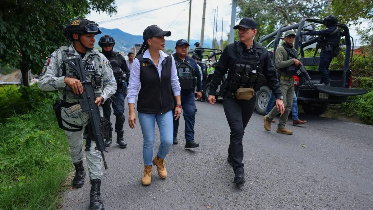 Refuerza Evelyn Salgado seguridad en Chilpancingo tras ataques al transporte público