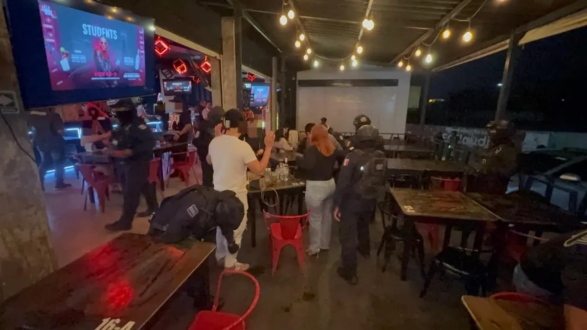 Autoridades realizan supervisión de bares y centros nocturnos en Chilpancingo