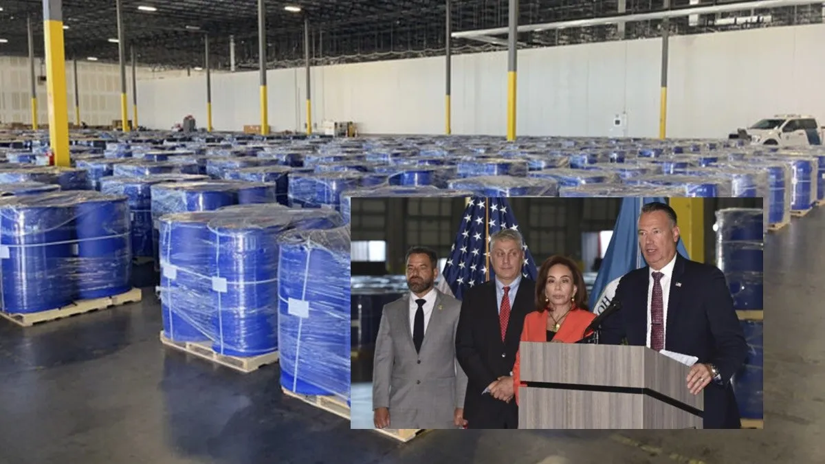Operación Hidra: un golpe histórico contra el Cártel de Sinaloa; incautan 316 mil kilos de químicos