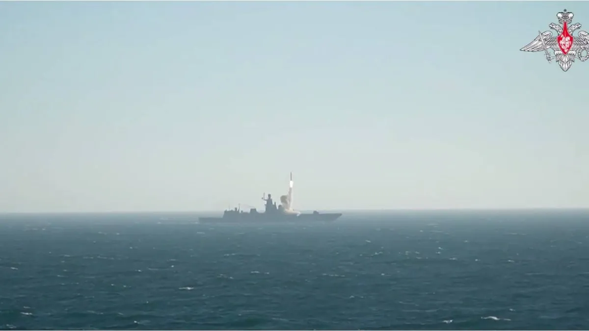 Rusia prueba un misil hipersónico Tsirkón en el mar de Barents durante ejercicios militares