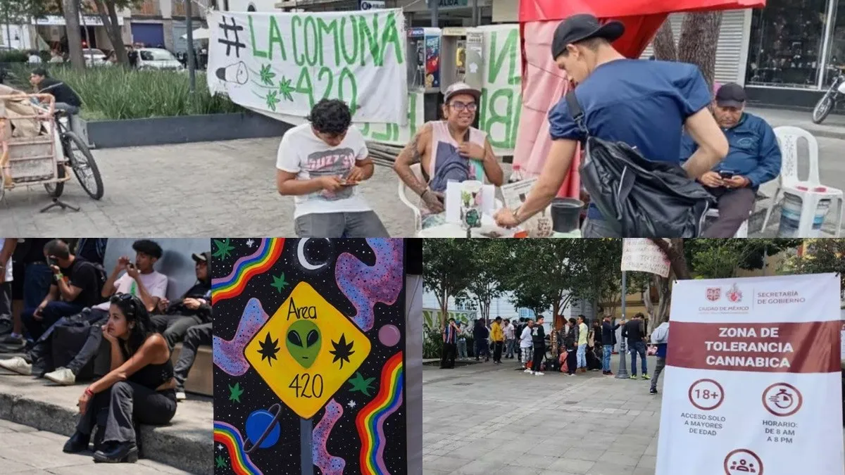 Colectivas usan la tolerancia en la CDMX para vender mariguana en plazas públicas